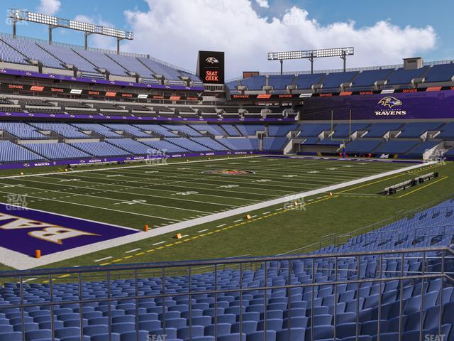 Buy Ravens PSLs in section 134, row 32, seats 9-12