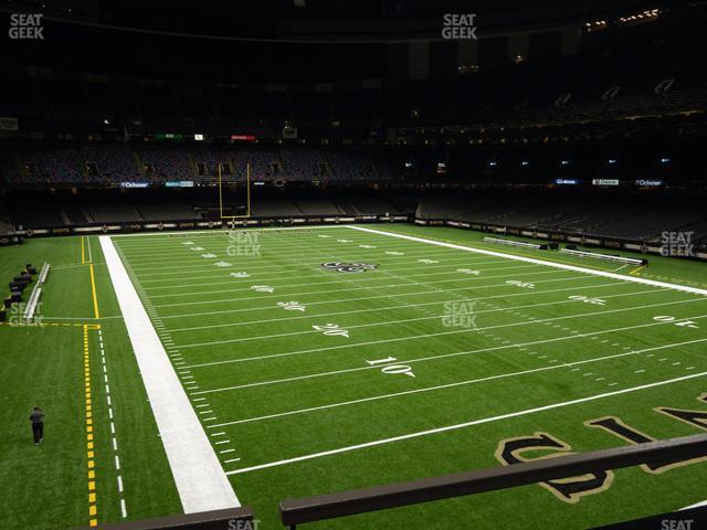 Caesars Superdome, section 601, home of New Orleans Saints, page 1