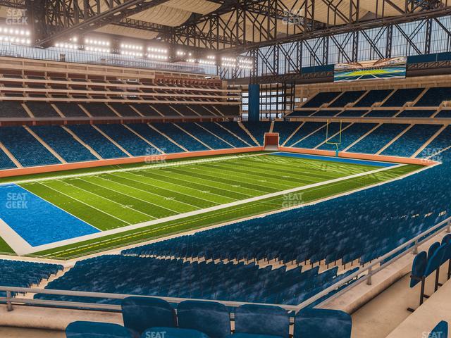 Ford Field Field Seats for Concerts 