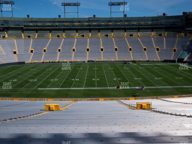 Section 126 at Lambeau Field 