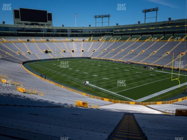 Lambeau Field Seat Views