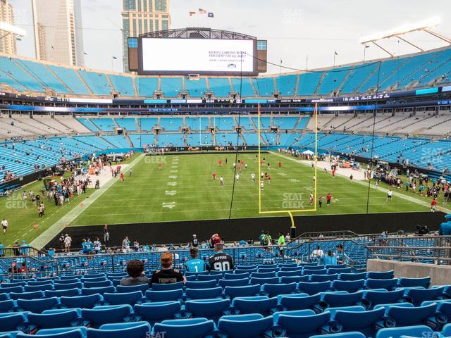 Bank of America Stadium, section 513, home of Carolina Panthers, Charlotte  FC, page 1