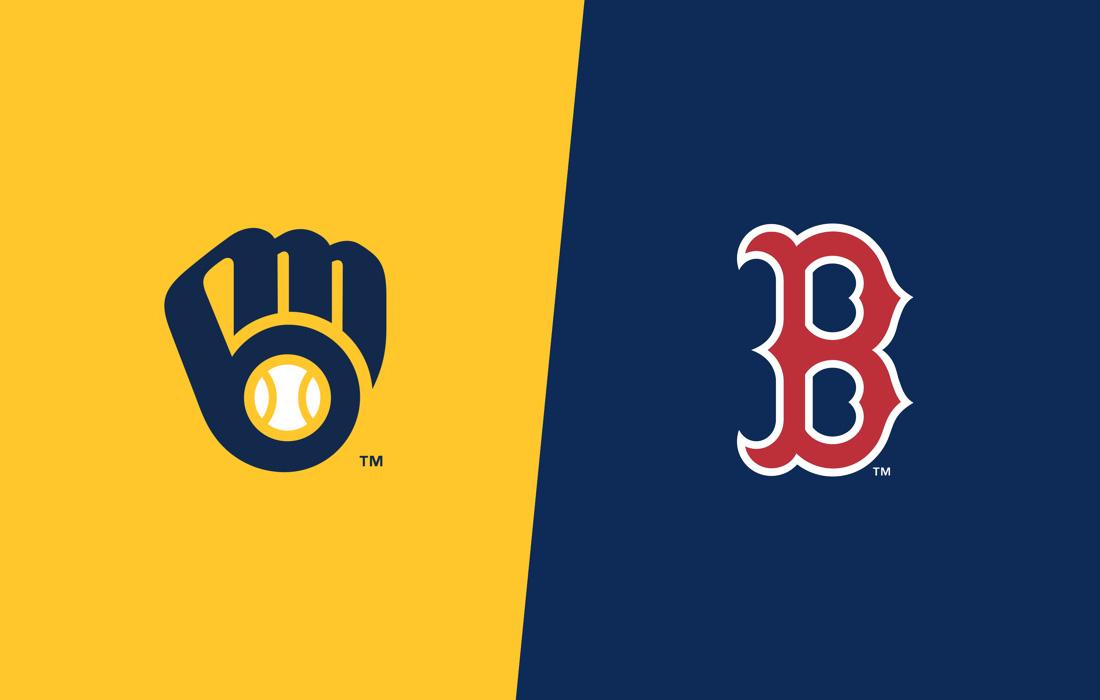 Brewers at Red Sox
